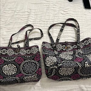 Vera Bradley Tote Bag Set